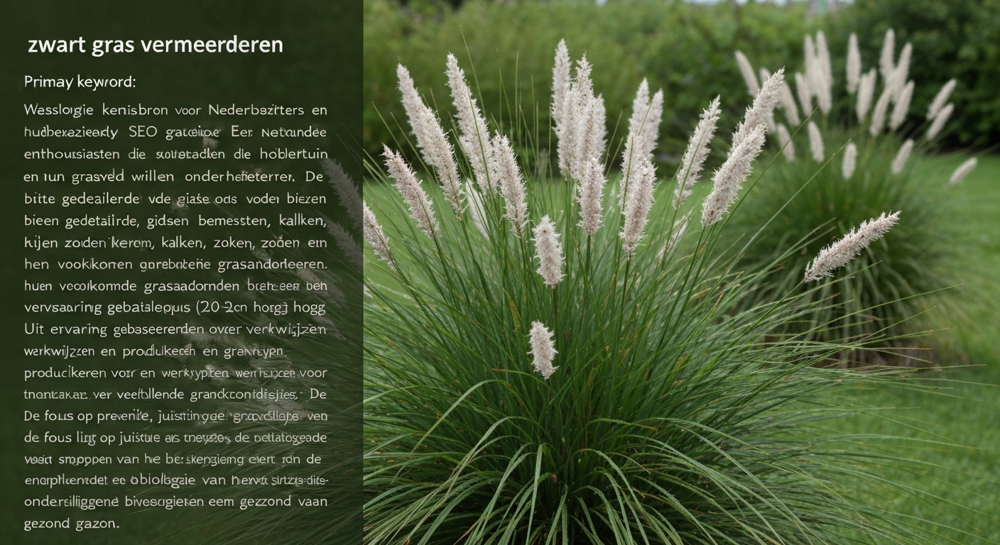 Zwart siergras (Ophiopogon planiscapus 'Nigrescens') in lenteborder met grind en witte muur als contrast.