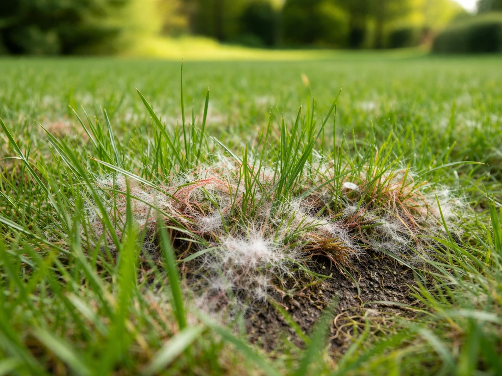 Schimmel in gras in de zomer: herkenning en stappenplan